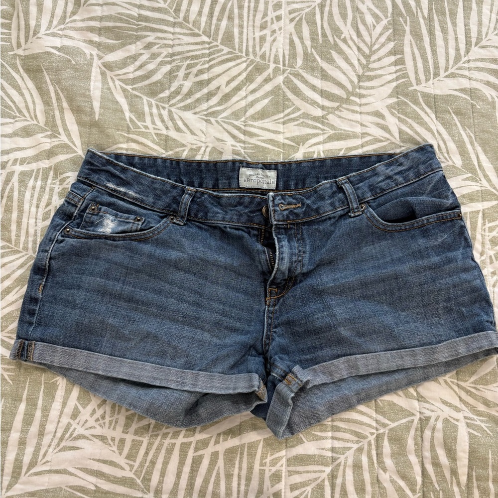 Aeropostale Classic Blue Jean Shorts